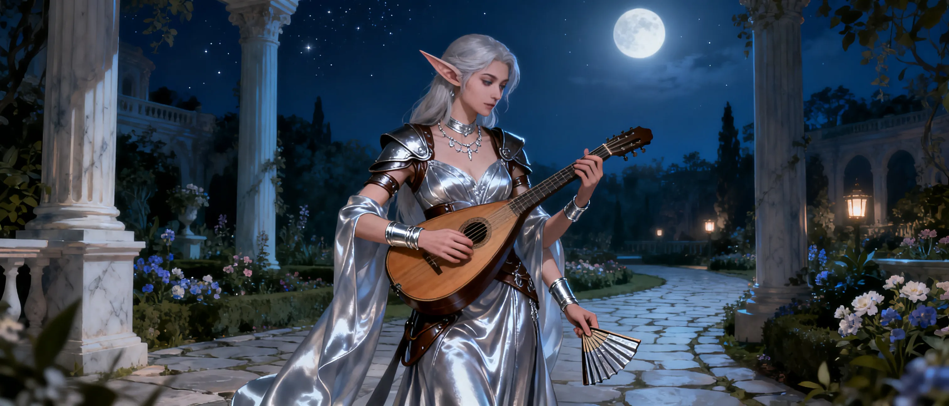 Girl, Model, sexy, princess, Noble, Intelligent, Beautiful, Half Elf, Charming, Charismatic, Bard